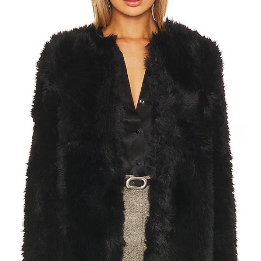 Bardot Logan Faux Fur Coat